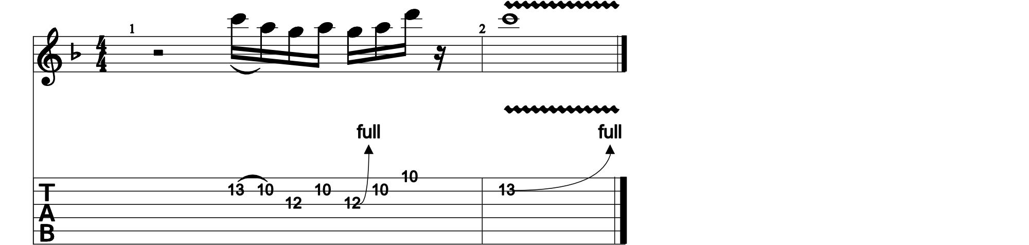 Another Brick In The Wall Lick Tab