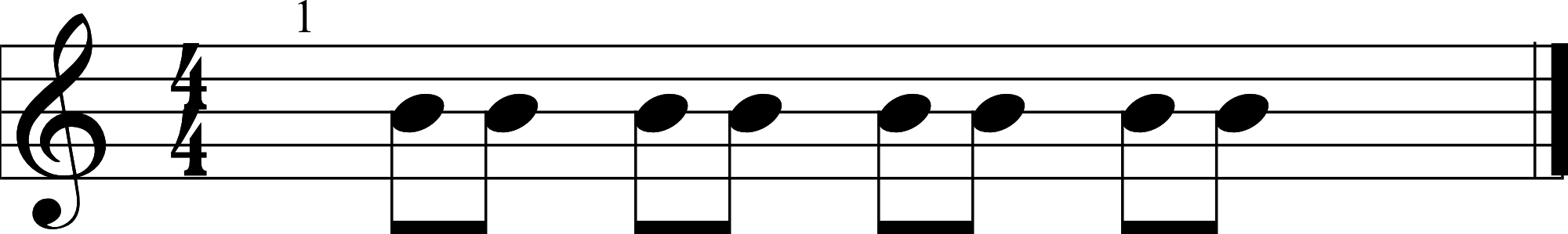 Eighth Note Example